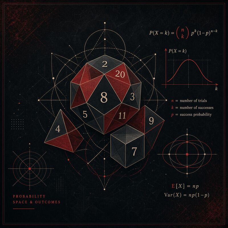 Illustration géométrique des distributions de probabilités