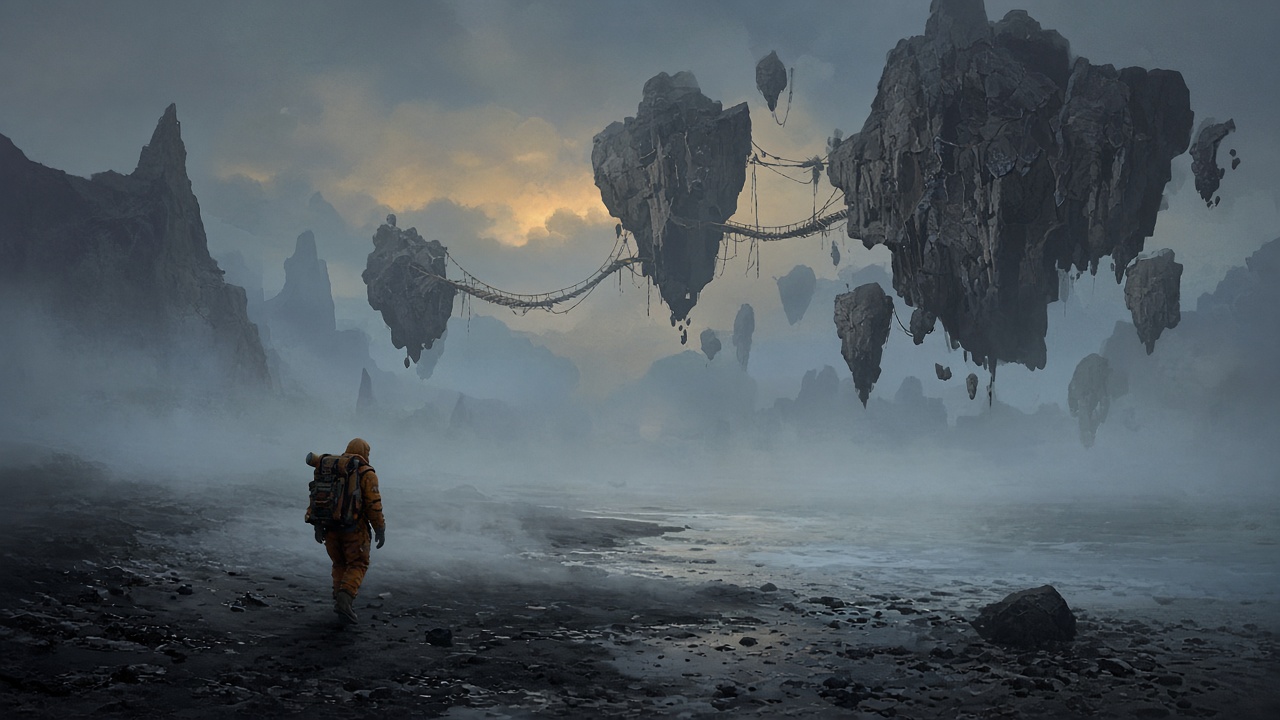 Illustration originale — Death Stranding 2